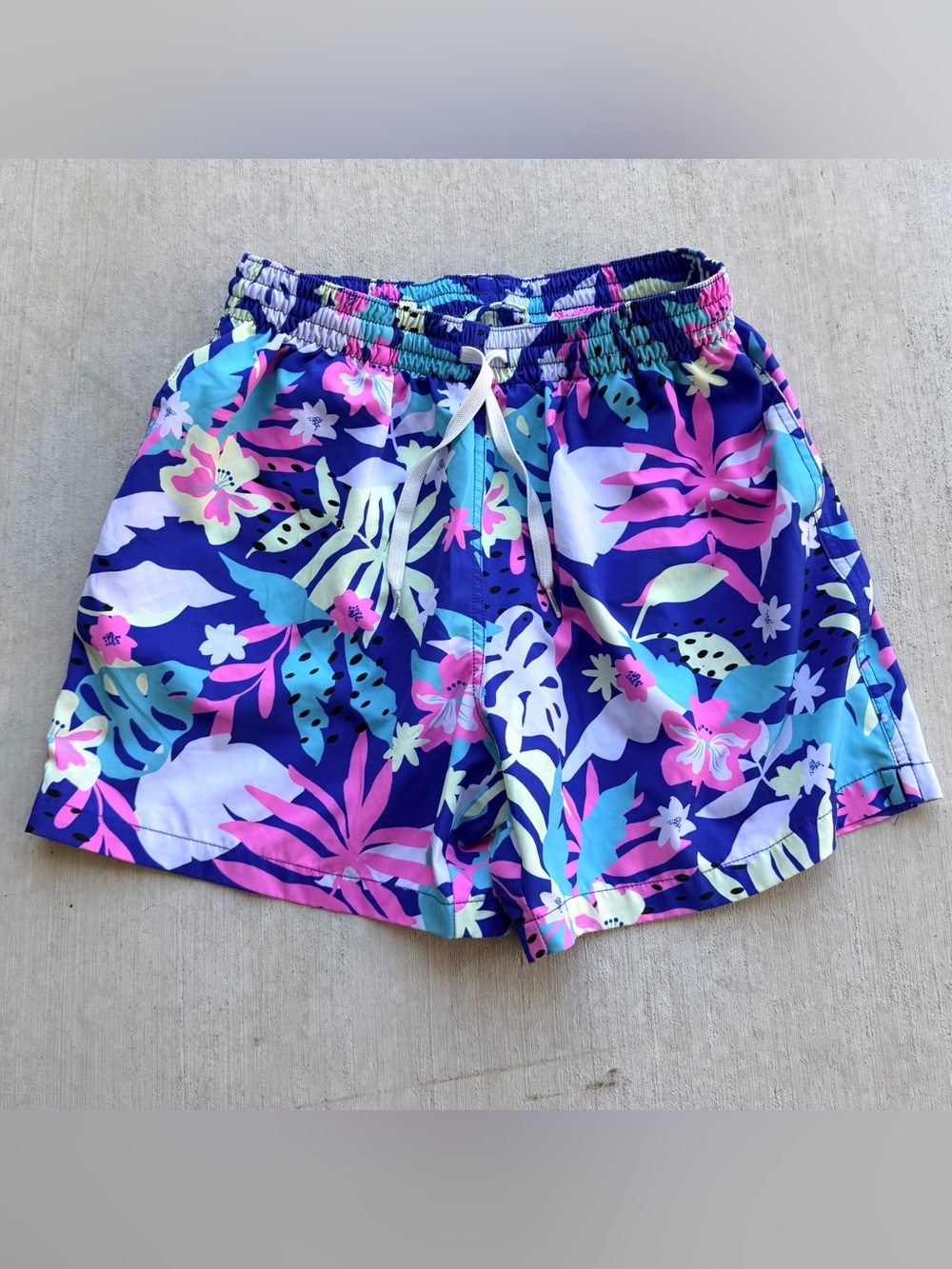 Chubbies Swim Trunks Floral All Over Print Size Small